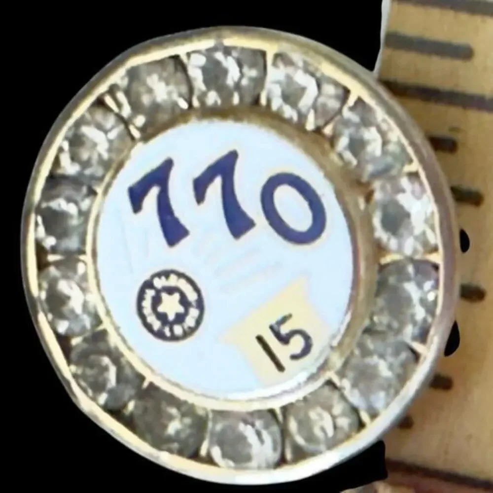 Retail Clerks Union Local 770 Vintage 15 Year Member Lapel Tie Pin RCIA